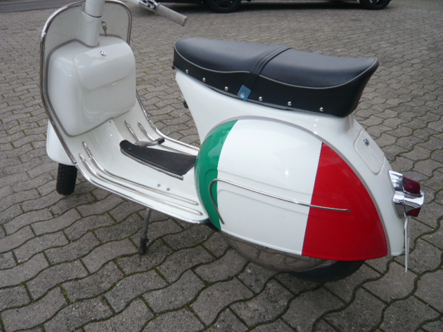 Vespa VBB , Sprint & Super - Vespa VBB VBC Rally Sprint GS Backenfolierung