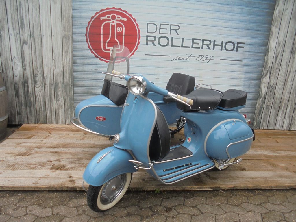 Vespa VBB 150 2T Gespann mit 125 Zulassung