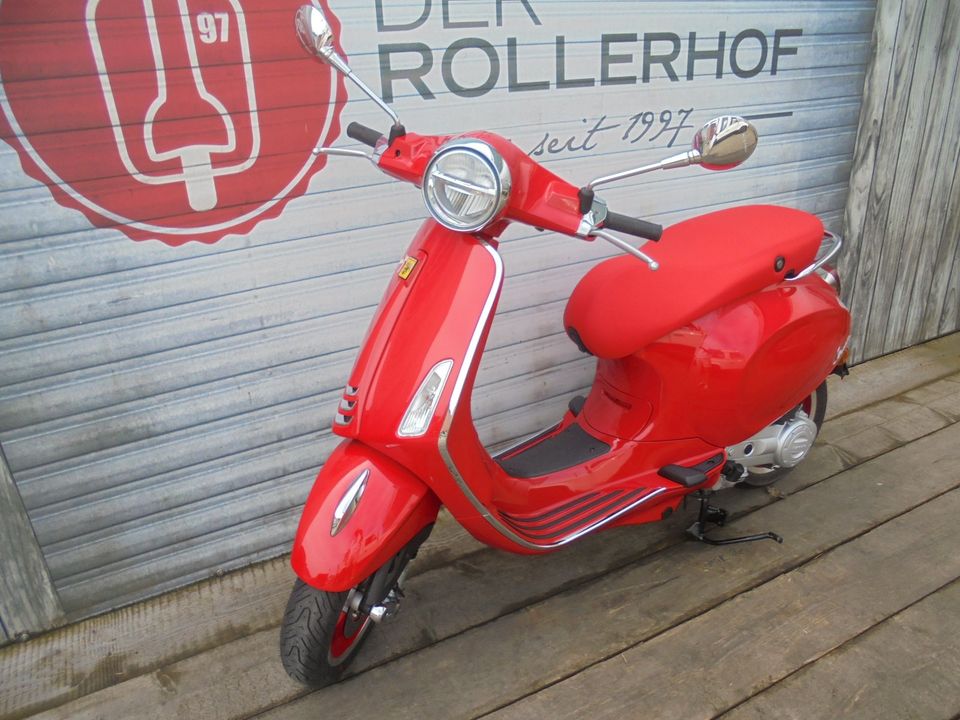 Vespa Primavera 50 iGet 4 Takt RED wie neu NR 132