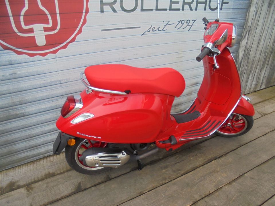 Vespa Primavera 50 iGet 4 Takt RED wie neu NR 132