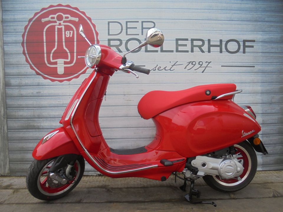 Vespa Primavera 50 iGet 4 Takt RED wie neu NR 132