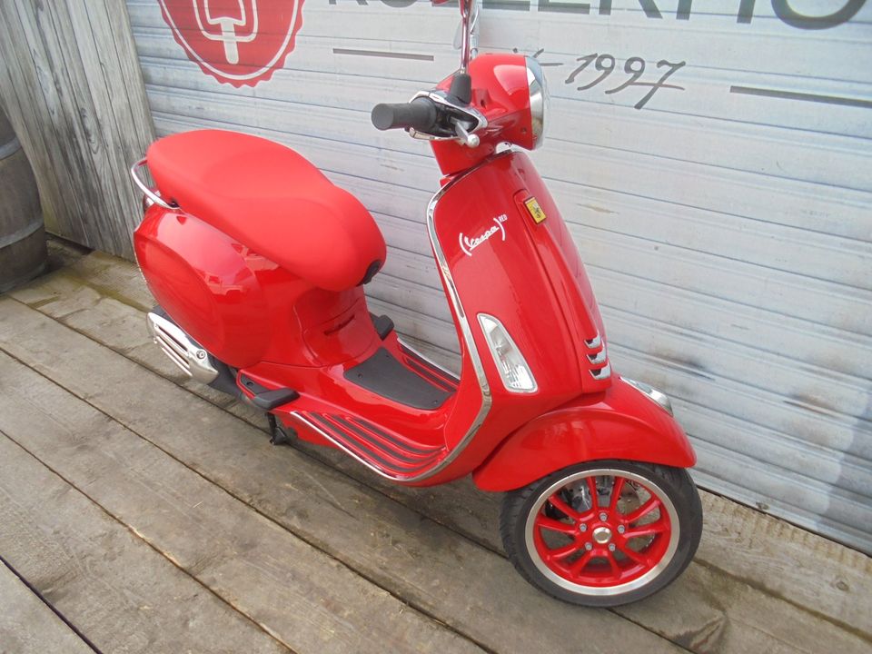 Vespa Primavera 50 iGet 4 Takt RED wie neu NR 132