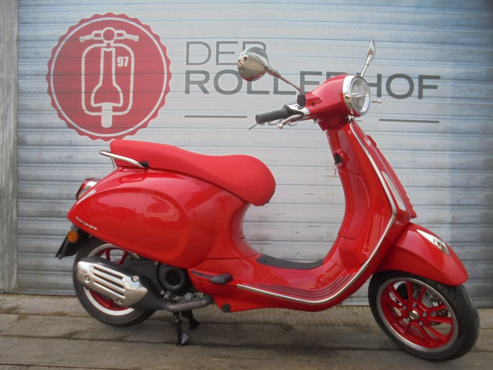 Vespa Primavera 50 iGet 4 Takt RED wie neu NR 132