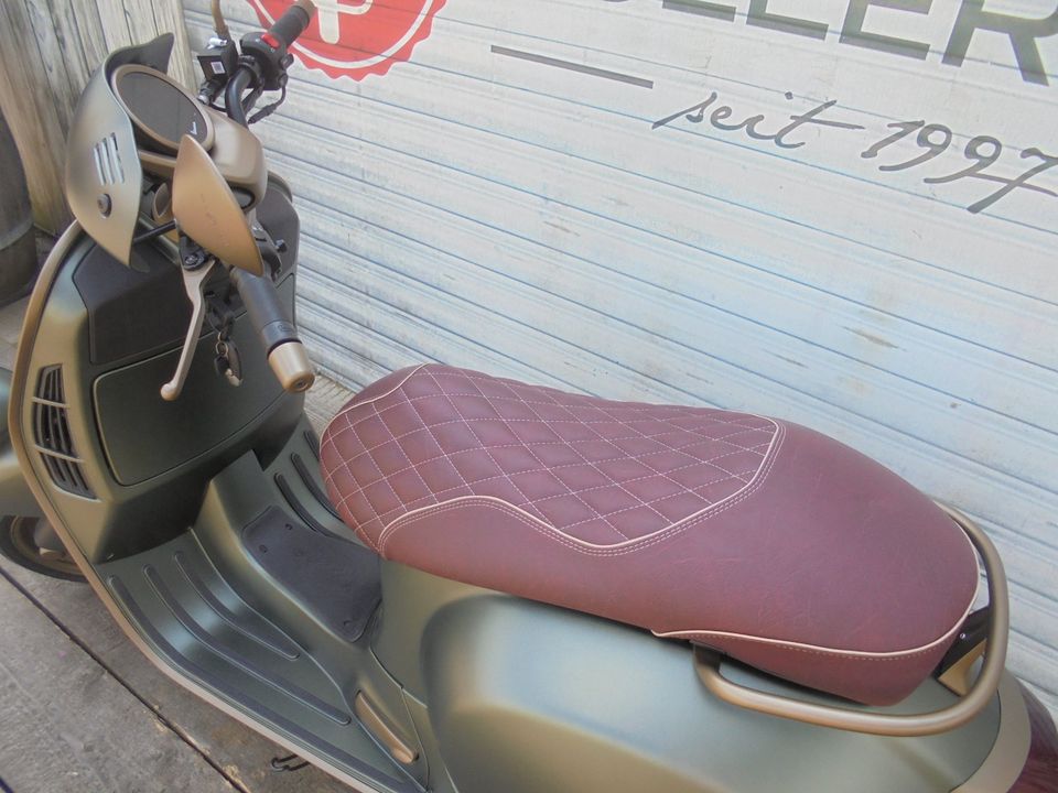 Vespa GTV 310 RH EDITION E5+ Keyless 13 Zoll matt green