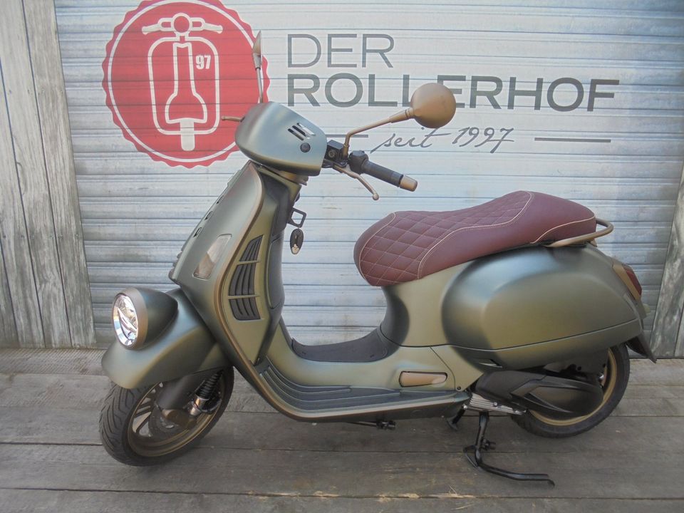 Vespa GTV 310 RH EDITION E5+ Keyless 13 Zoll matt green