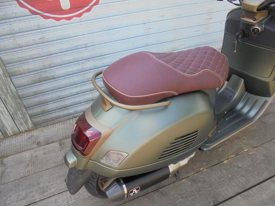 Vespa GTV 310 RH EDITION E5+ Keyless 13 Zoll matt green