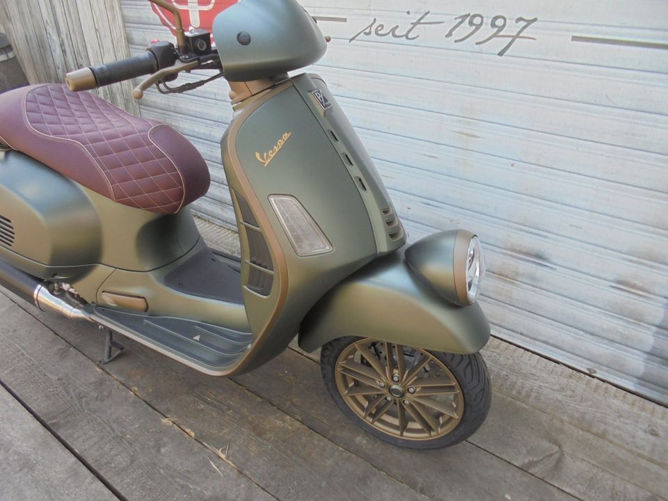 Vespa GTV 310 RH EDITION E5+ Keyless 13 Zoll matt green