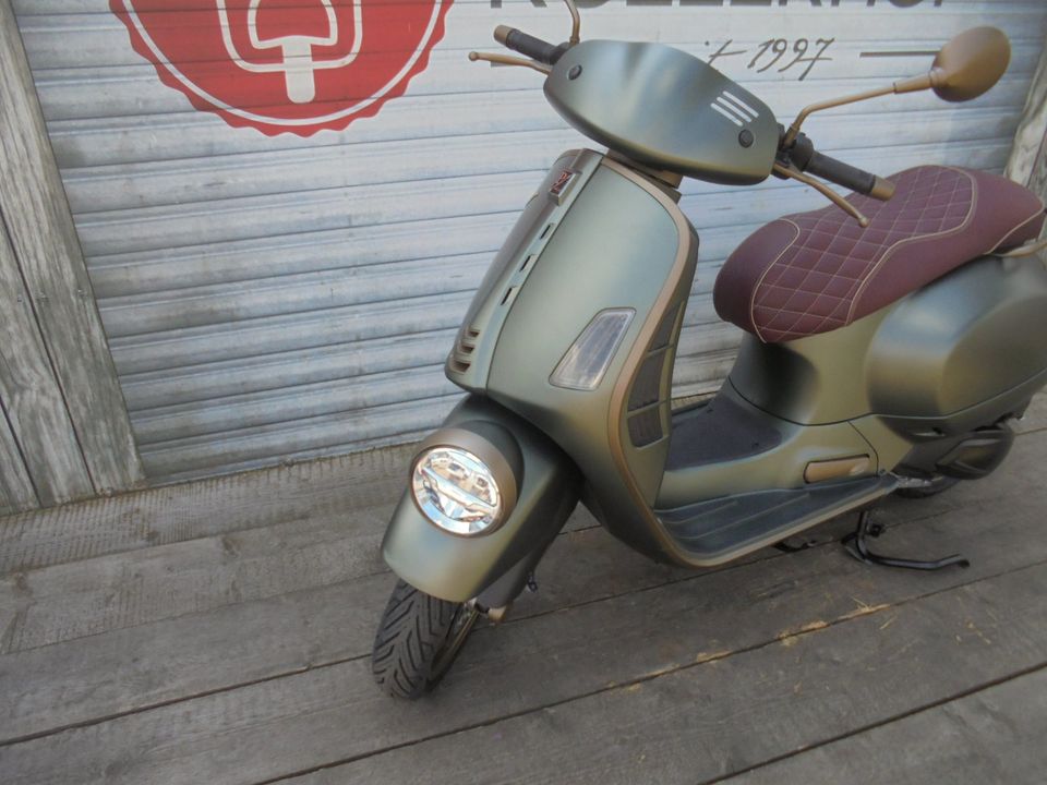 Vespa GTV 310 RH EDITION E5+ Keyless 13 Zoll matt green