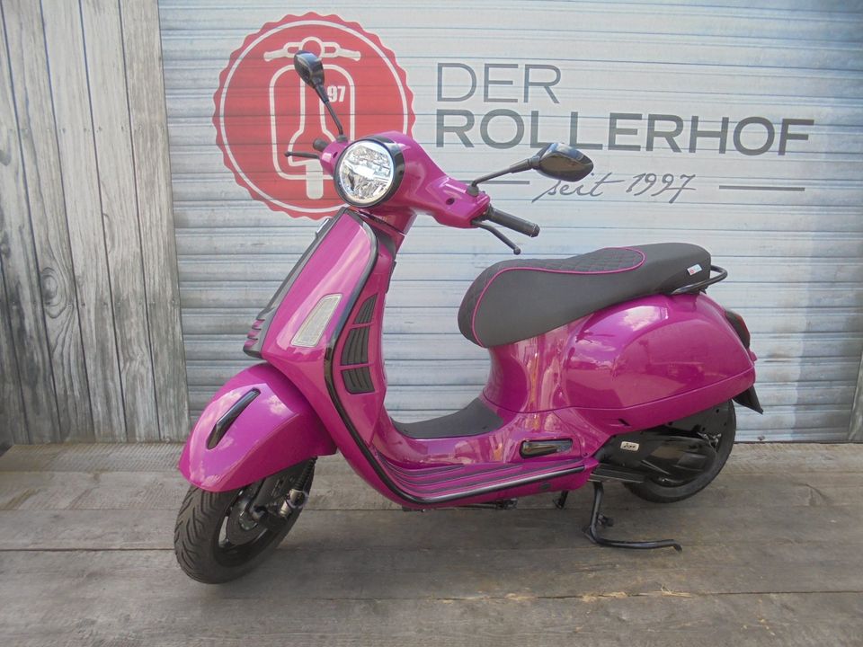 Vespa GTS 125 Super Sport RH EDITION E5+ Porsche Sternrubin