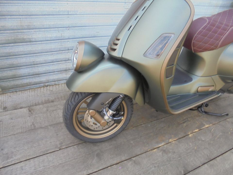 Vespa GTV 310 RH EDITION E5+ Keyless 13 Zoll matt green