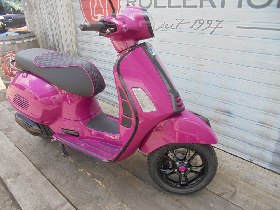 Vespa GTS 125 Super Sport RH EDITION E5+ Porsche Sternrubin