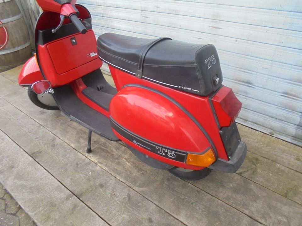 Vespa T5 125 ccm original Zustand Olack NR 000